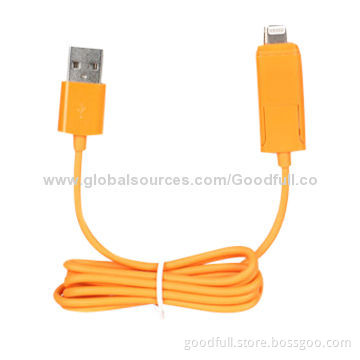 High-quanlity 3-in-1 USB Cable for Micro 5p, iPhone4/5/5c
